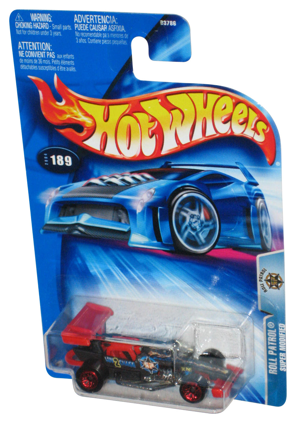 Hot Wheels Roll Patrol (2004) Super Modified Toy Car #189