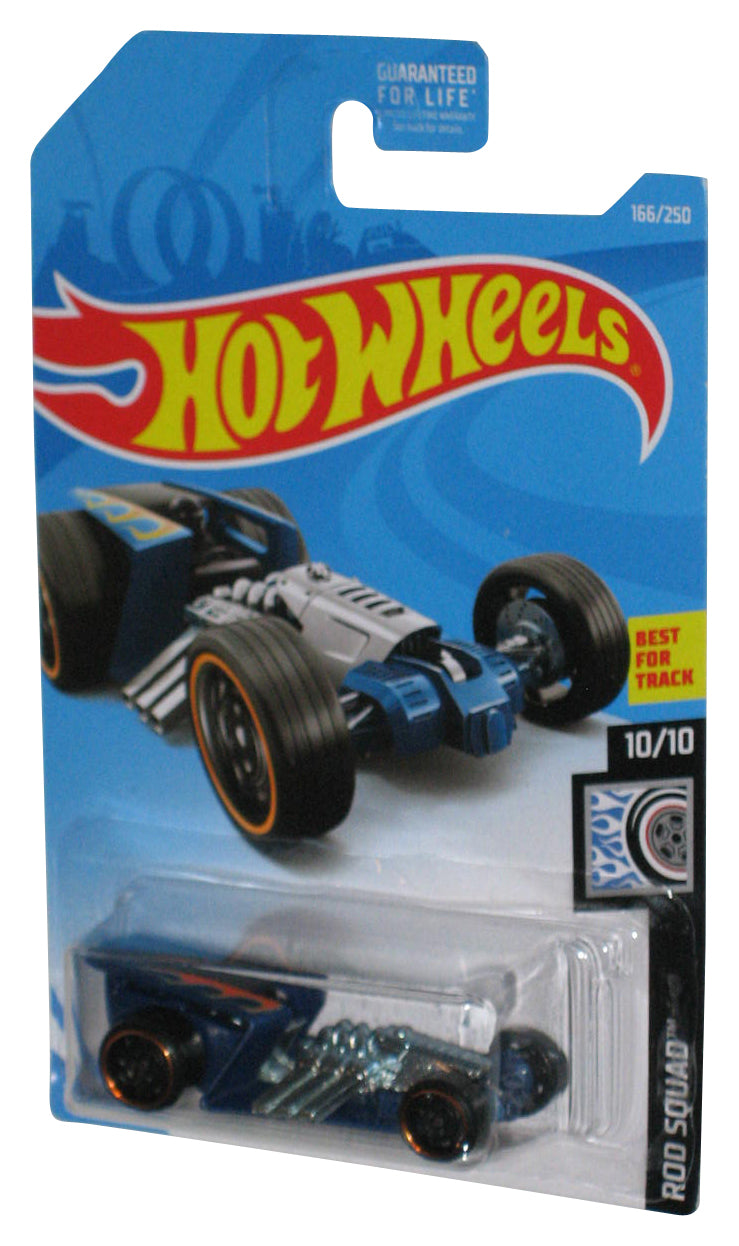 Hot Wheels Rod Squad 10/10 (2017) Blue Z-Rod Die-Cast Toy Car 166/250