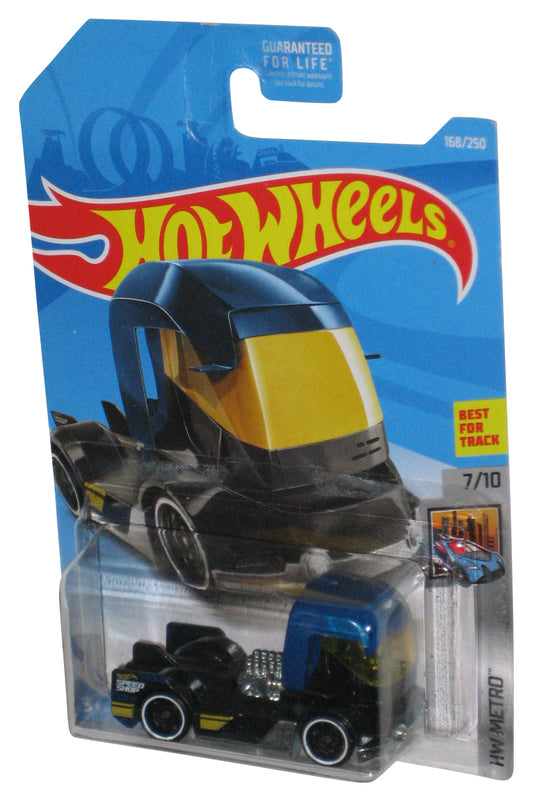 Hot Wheels HW Metro 7/10 (2017) Blue Rig Heat Toy Truck 168/250