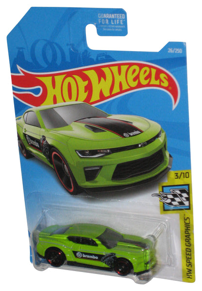 Hot Wheels HW Speed Graphics 3/10 (2017) Green '18 Camaro SS Car 26/250