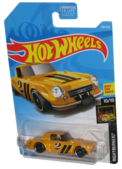 Hot Wheels Nightburnerz 10/10 (2017) Yellow Fairlady 2000 Car 156/250