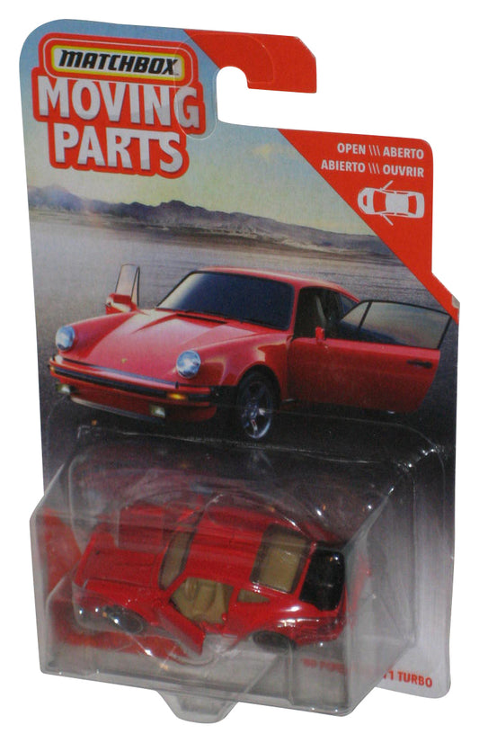 Matchbox Red '80 Porsche 911 Turbo (2019) Moving Parts Metal Toy Car