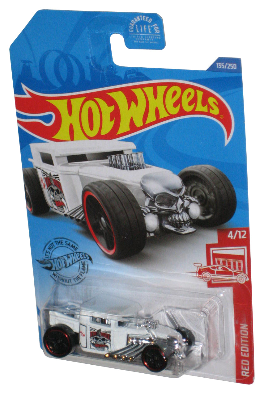 Hot Wheels Red Edition 4/12 (2017) White Bone Shaker Toy Car 135/250