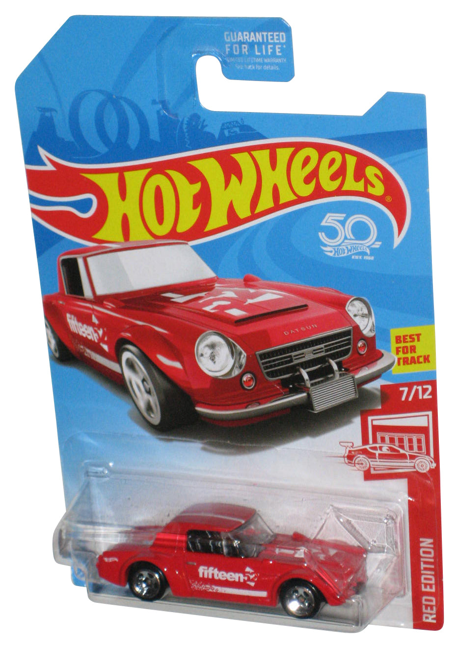 Hot Wheels Red Edition 7/12 (2017) Fairlady 2000 Die-Cast Toy Car