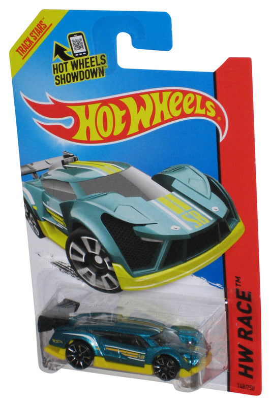 Hot Wheels Showdown HW Race (2013) Blue Super Blitzen Toy Car 148/250