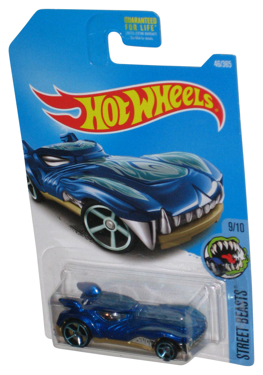 Hot Wheels Street Beasts 9/10 (2015) Blue Howlin' Heat Car 46/365