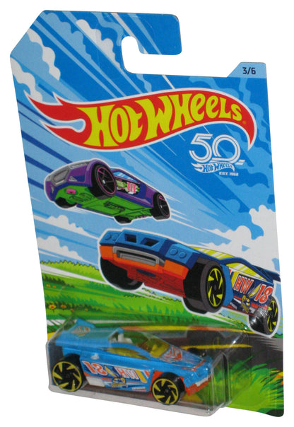 Hot Wheels Walmart Exclusive Spring Series (2017) Blue Spectyte Car 3/6