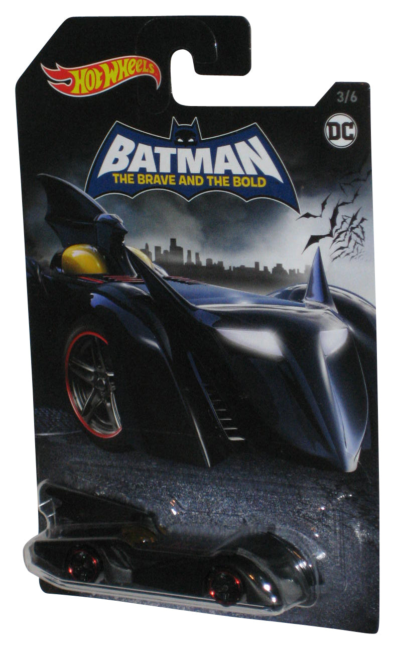DC Batman Brave And The Bold Batmobile (2017) Mattel Black Toy Car 3/6