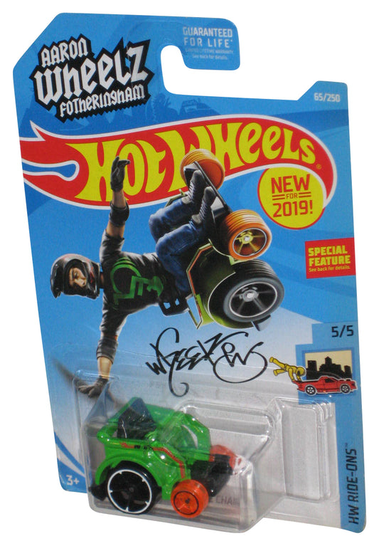 Hot Wheels HW Ride-Ons 5/5 (2019) Aaron Wheelz Green Wheelie Chair Car 65/250