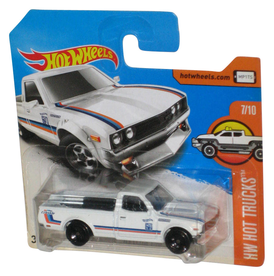 Hot Wheels HW Hot Trucks 7/10 (2015) White Datsun 620 Toy Truck - (Short Card)