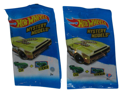Hot Wheels Mystery Models (2015) Mattel Toy Car w/ Sticker - (2 Blind Packs)