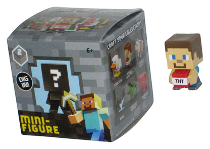 Minecraft End Stone Series 2 (2014) Mattel Steve? With TNT 1-Inch Mini Figure