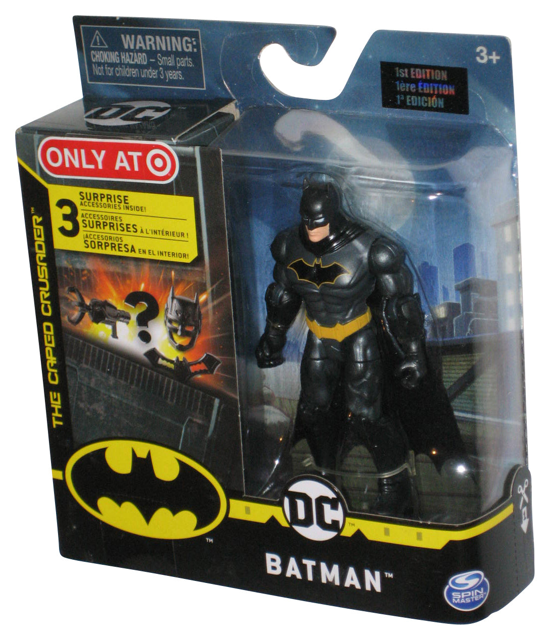 DC Comics Caped Crusader Batman Gray (2020) Spin Master 1st Edition 4-Inch Figure