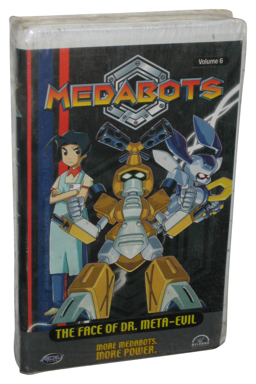 Medabots Face of Dr. Meta-Evil Vol. 6 ADV Films (2002) Animated VHS Tape
