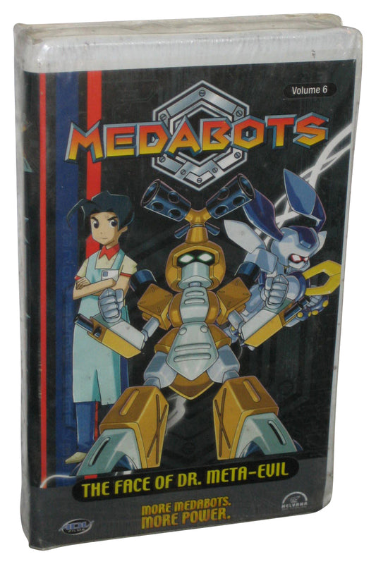 Medabots Face of Dr. Meta-Evil Vol. 6 ADV Films (2002) Animated VHS Tape