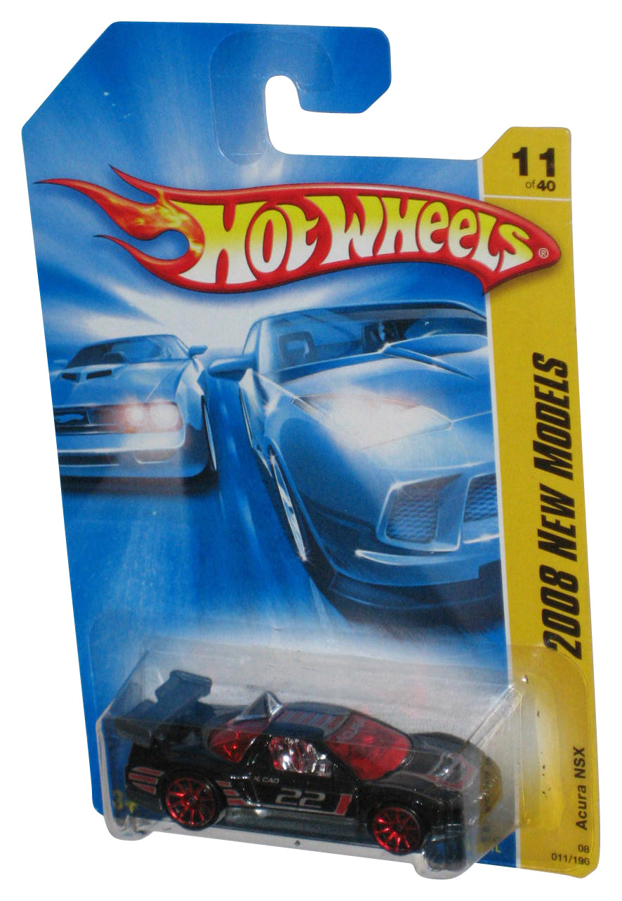 Hot Wheels 2008 New Models 11/40 Black Acura NSX Car 011/196