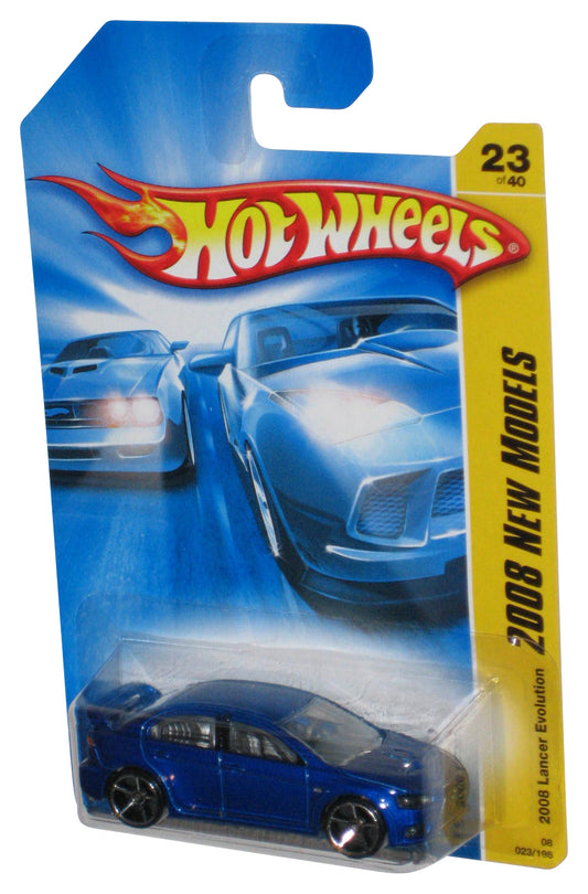 Hot Wheels 2008 New Models 23/40 Blue Lancer Evolution Car 023/196