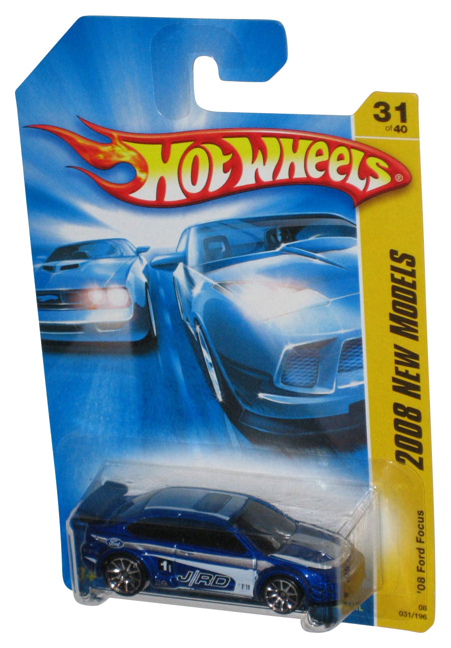 Hot Wheels 2008 New Models 31/40 Blue '08 Ford Focus Car 031/196