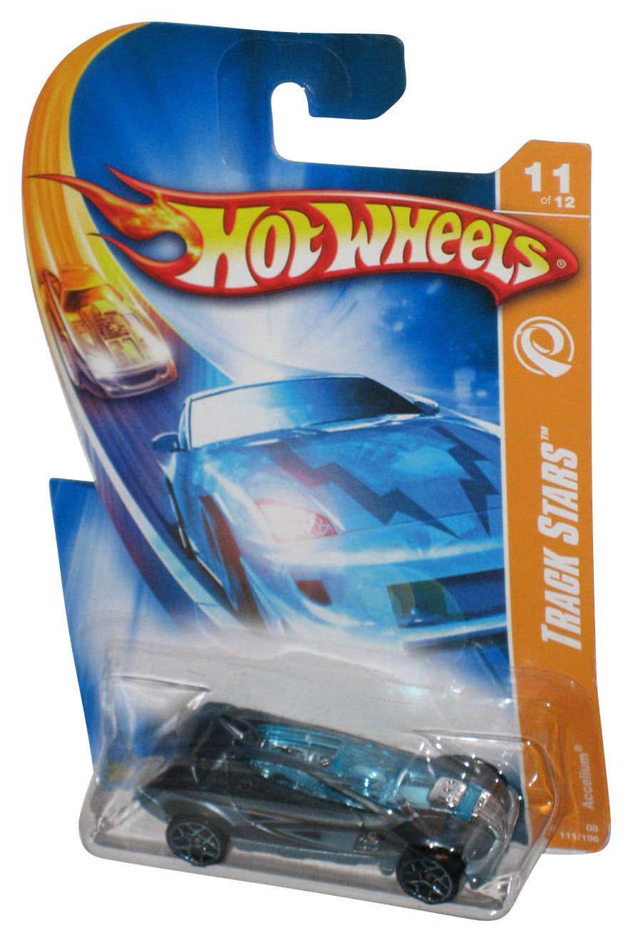 Hot Wheels Track Stars 11/12 Gray & Blue Accelium Toy Car 111/196