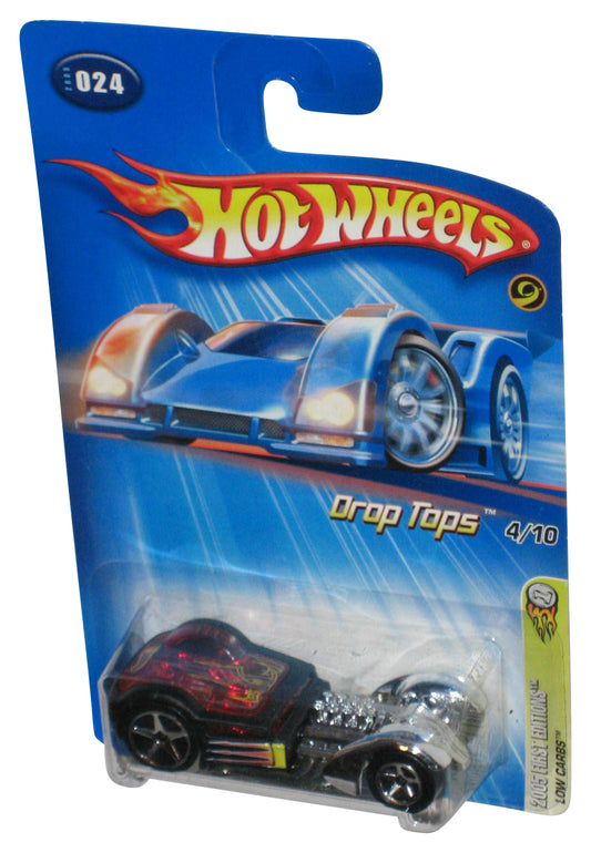 Hot Wheels 2005 First Editions Drop Tops 4/10 (2005) Black & Silver Toy Car #024