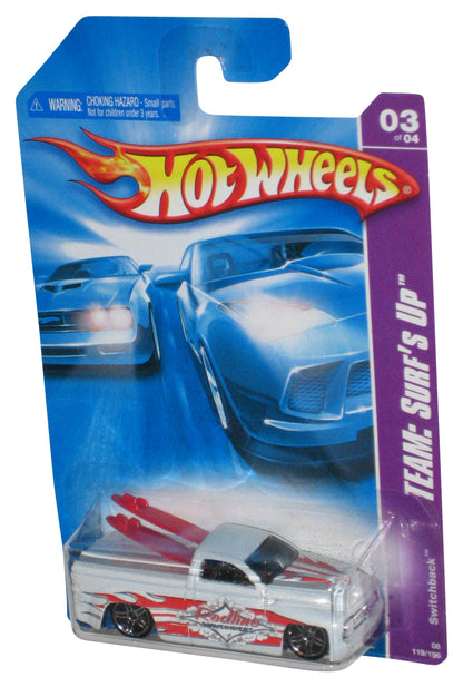 Hot Wheels Team Surf's Up (2007) White Switchback Toy Truck 119/196