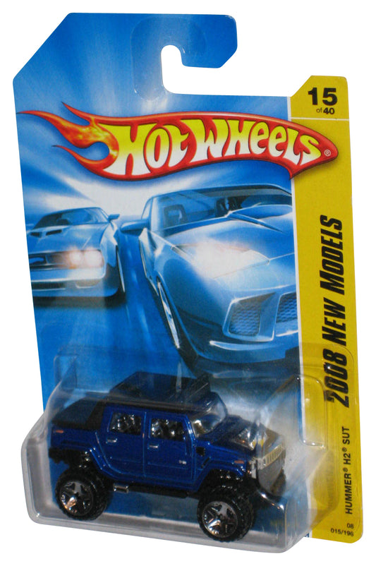 Hot Wheels 2008 New Models 15/40 Blue Hummer H2 SUT Toy Car 015/196