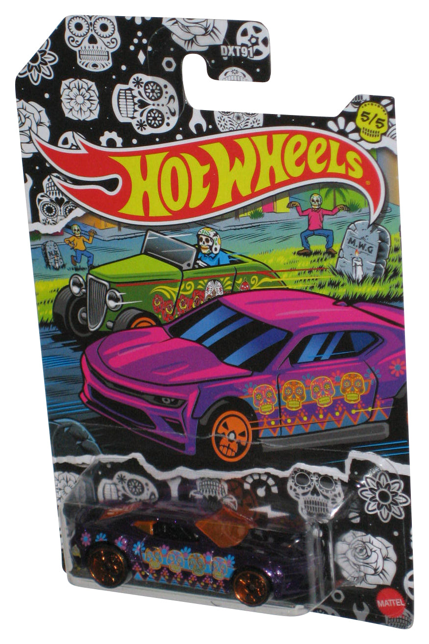 Hot Wheels Purple '16 Camaro SS (2020) Mattel Halloween Toy Car 5/5