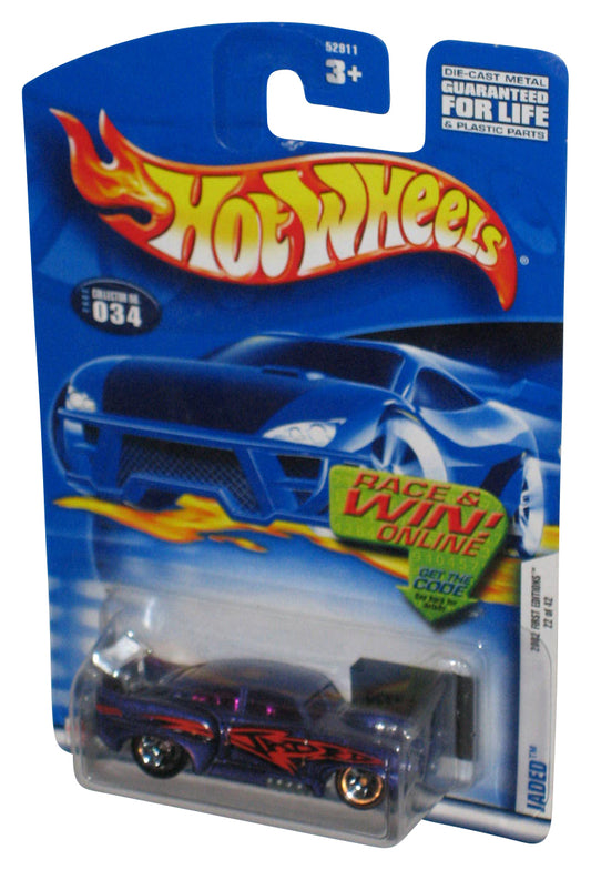 Hot Wheels 2002 First Editions 22/42 Jaded (2002) Purple Die-Cast Toy Car #034