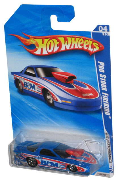 Hot Wheels HW Performance '10 Blue & Red Pro Stock Firebird Car 102/240