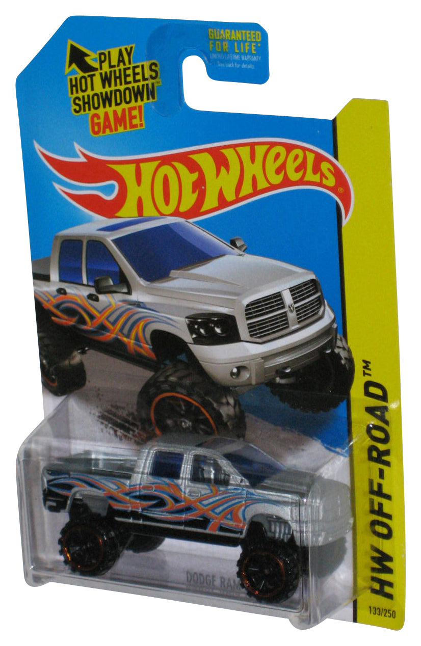 Hot Wheels HW Off-Road (2013) Silver Dodge Ram 1500 Toy Truck 133/250