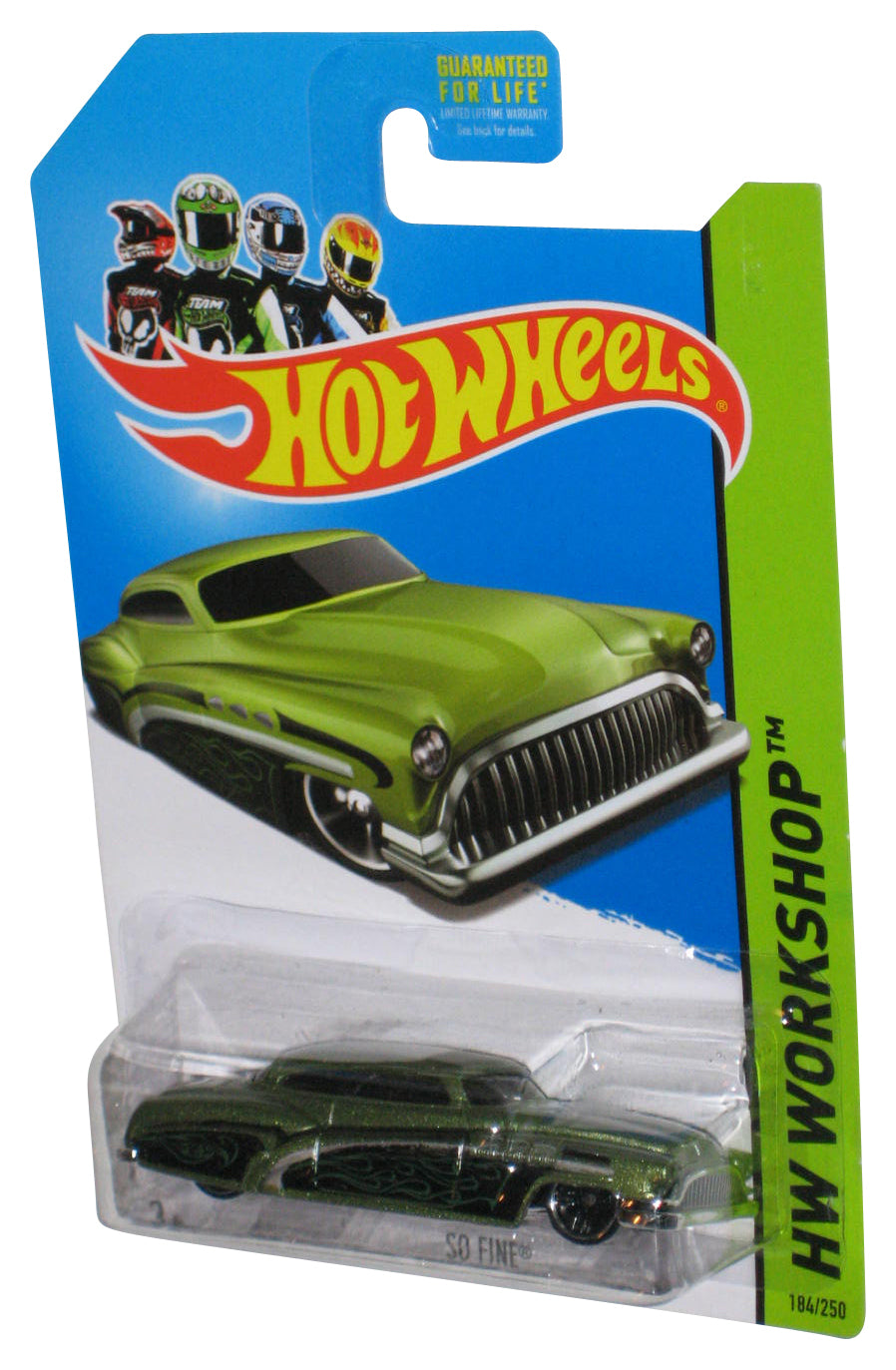 Hot Wheels HW Workshop (2013) Green So Fine Toy Car 184/250