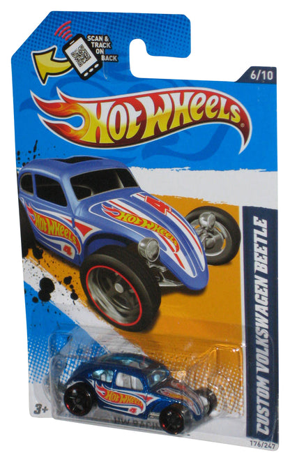 Hot Wheels HW Racing '12 6/10 Blue Custom Volkswagen Beetle Car 176/247