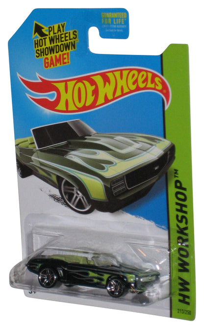 Hot Wheels HW Workshop (2013) Green & Black '69 Camaro Car 213/250