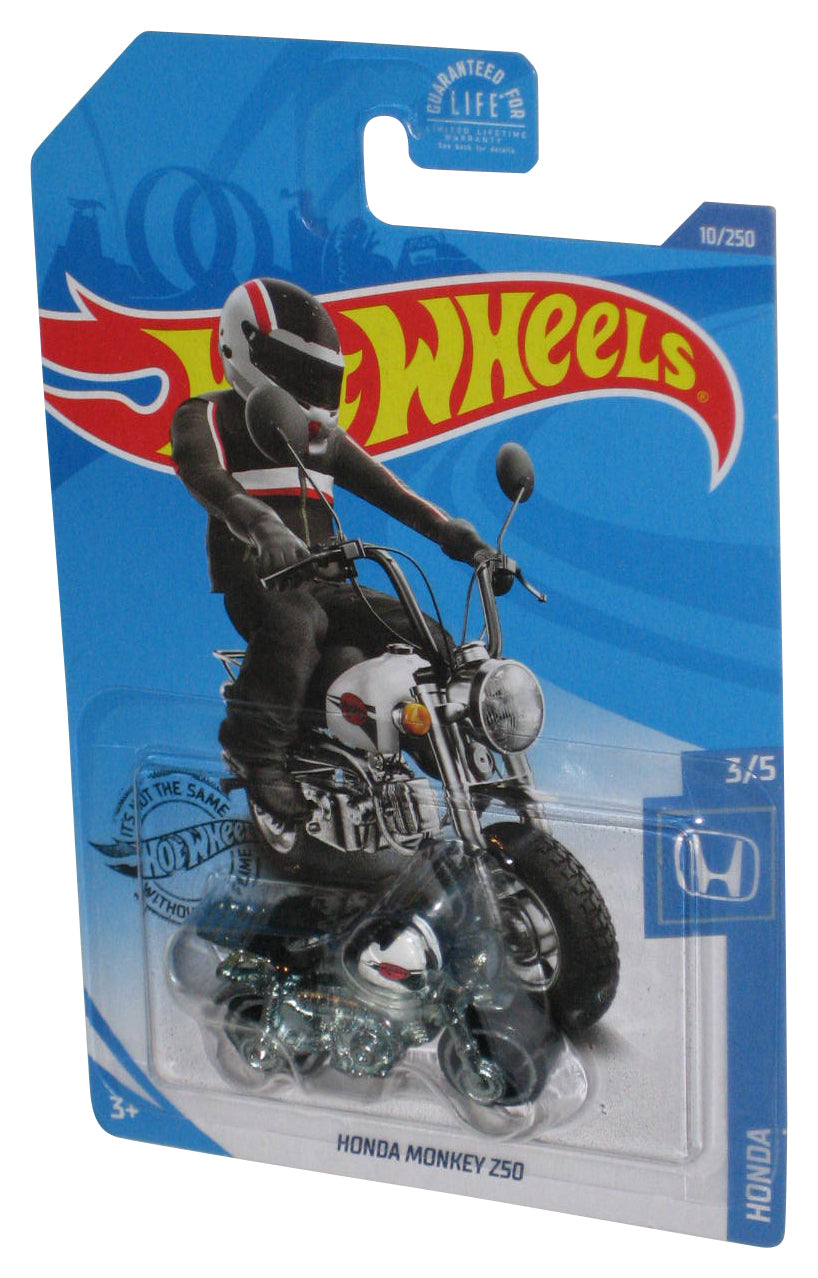 Hot Wheels Honda Monkey Z50 (2015) Mattel White Toy Bike 10/250