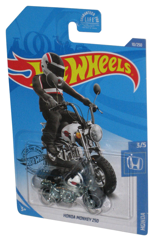 Hot Wheels Honda Monkey Z50 (2015) Mattel White Toy Bike 10/250