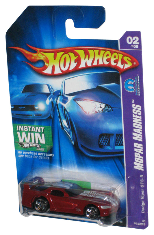 Hot Wheels Mopar Madness 2/5 Red Dodge Viper GTS-R Car 062/223