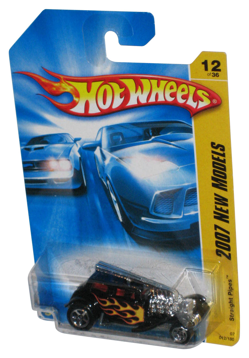 Hot Wheels 2007 New Models 12/36 Black Straight Pipes Car 012/180