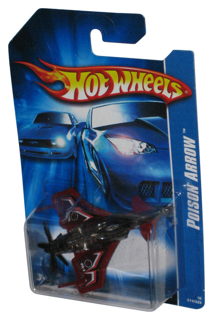 Hot Wheels Poison Arrow (2006) Mattel Red Die-Cast Toy Plane 214/223