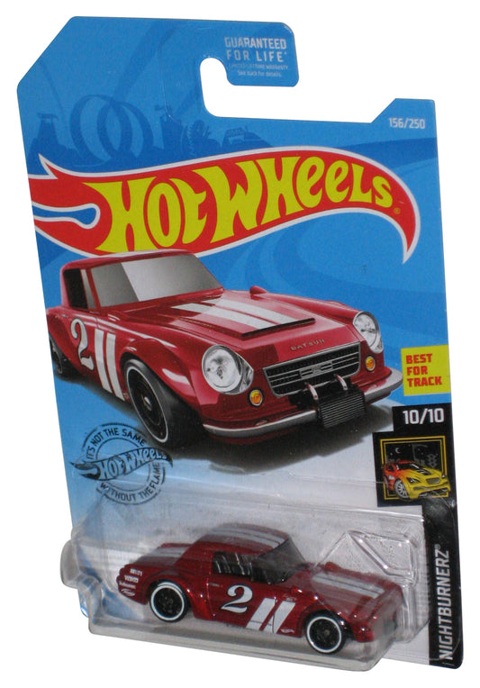 Hot Wheels Nightburnerz 10/10 (2017) Red Fairlady 2000 Car 156/250