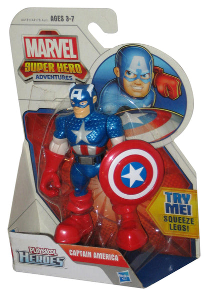 Marvel Super Hero Adventures (2013) Hasbro Captain America 5-Inch Figure