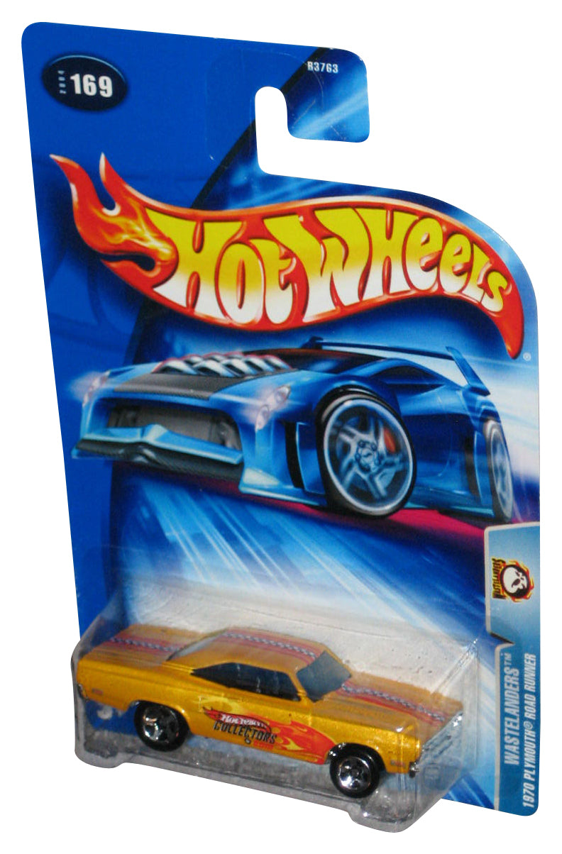 Hot Wheels Wastelanders (2004) Yellow 1970 Plymouth Road Runner Car #169