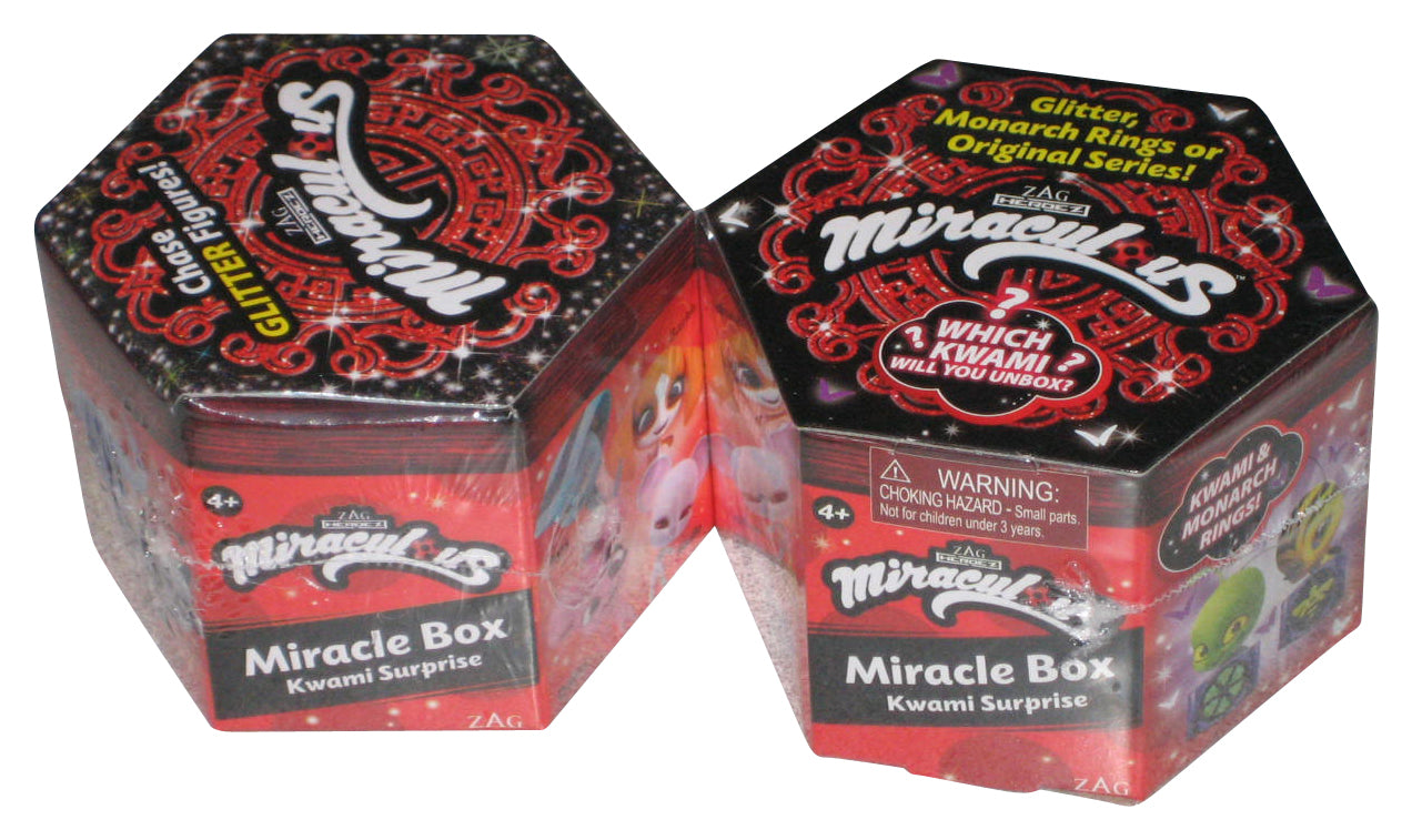Miraculous Kwami Surprise Miracle Box (2015) Zag Random Blind Box Mini Figure - (Lot of 2)