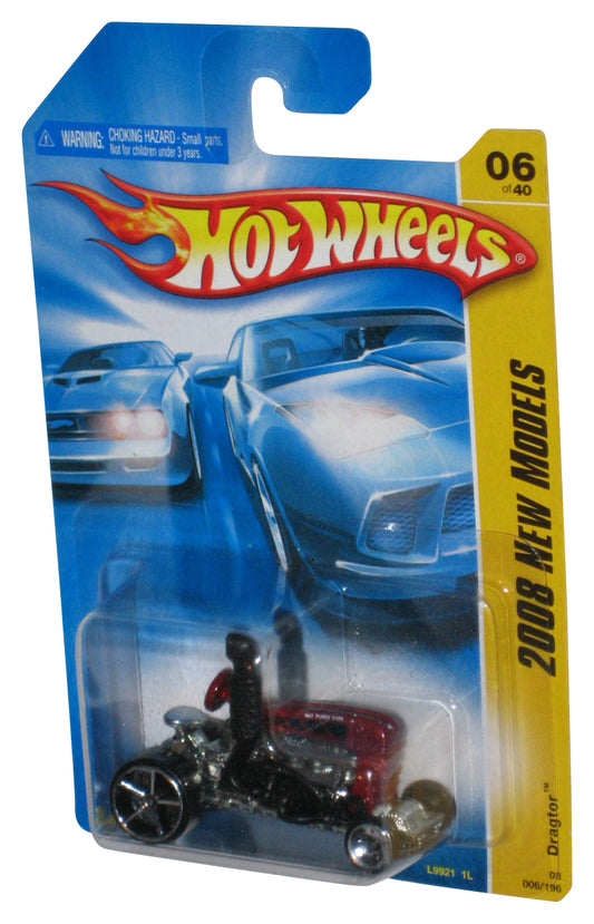 Hot Wheels 2008 New Models 06/40 Black & Red Dragtor Toy 006/196