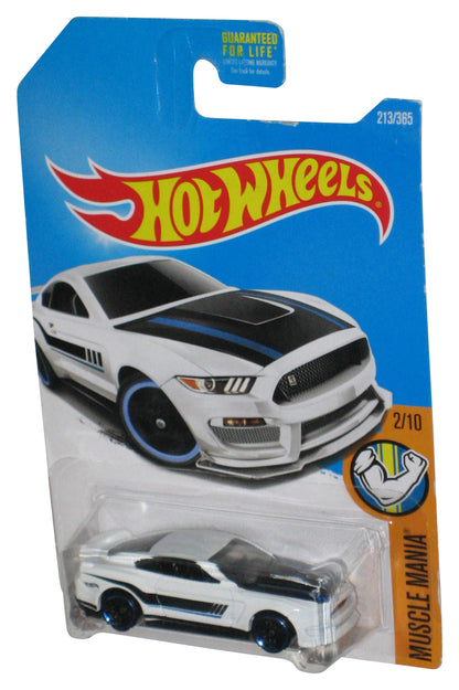 Hot Wheels Muscle Mania 2/10 (2015) White Ford Shelby GT350R Car 213/365