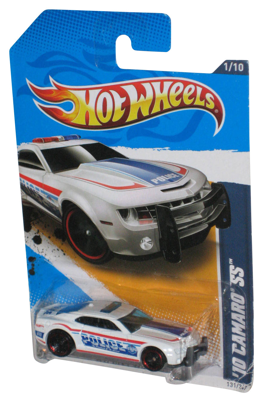 Hot Wheels HW City Works '12 (2011) White '10 Camaro SS Car 131/247 - (Card Minor Wear)