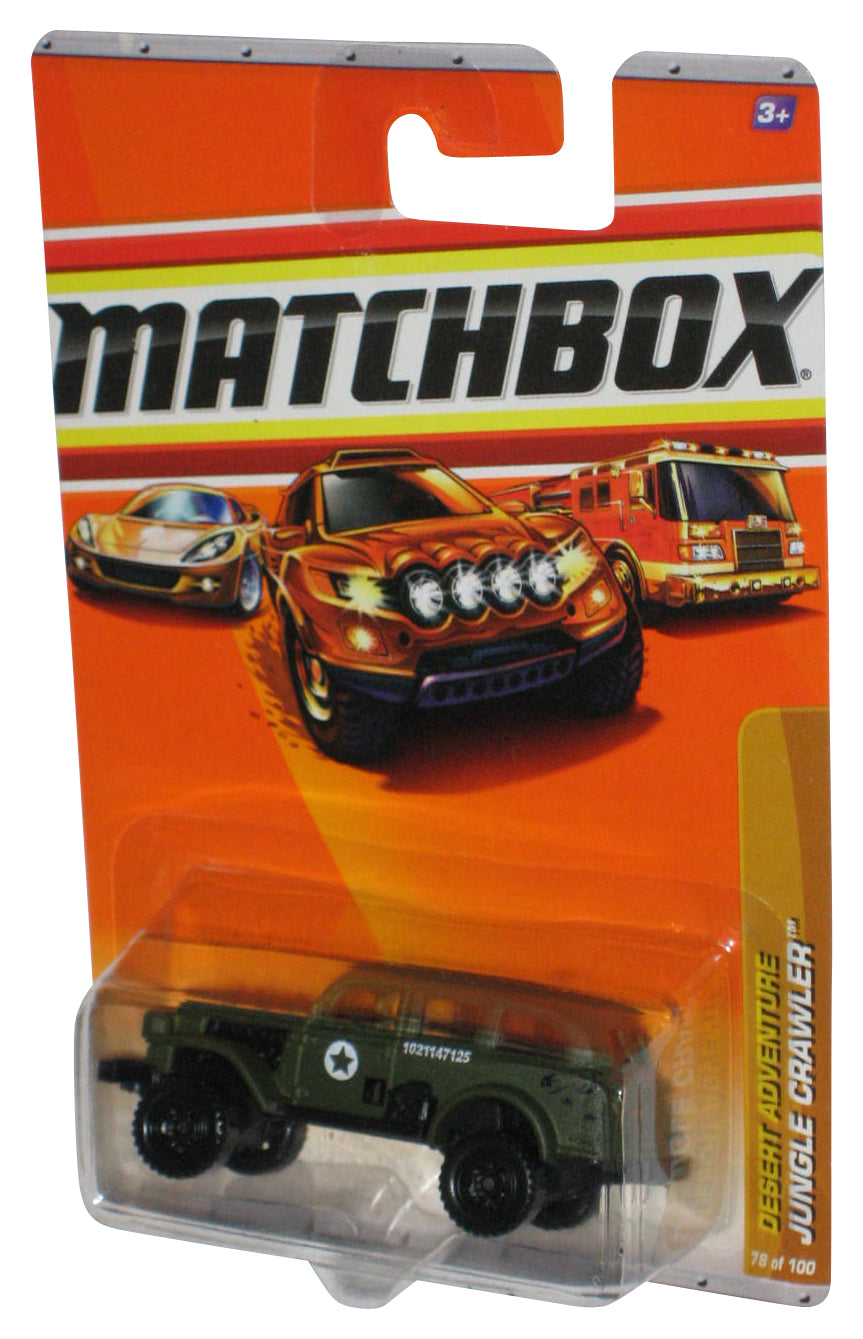 Matchbox Desert Adventure (2009) Mattel Green Jungle Crawler Toy Car 78/100