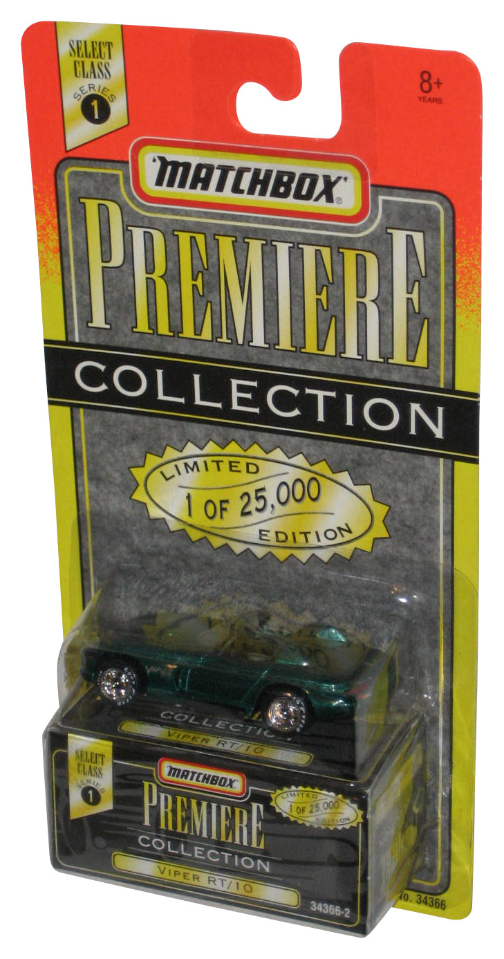 Matchbox Premiere Collection Series 1 (1995) Green Viper RT/10 Toy Car