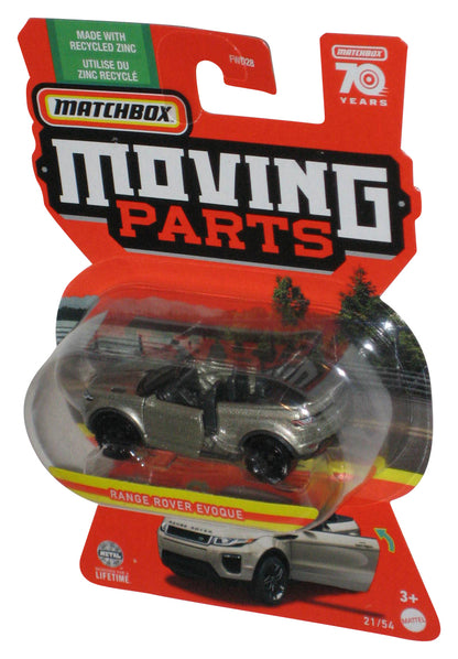 Matchbox Moving Parts (2022) Silver Range Rover Evoque Toy Car 21/54
