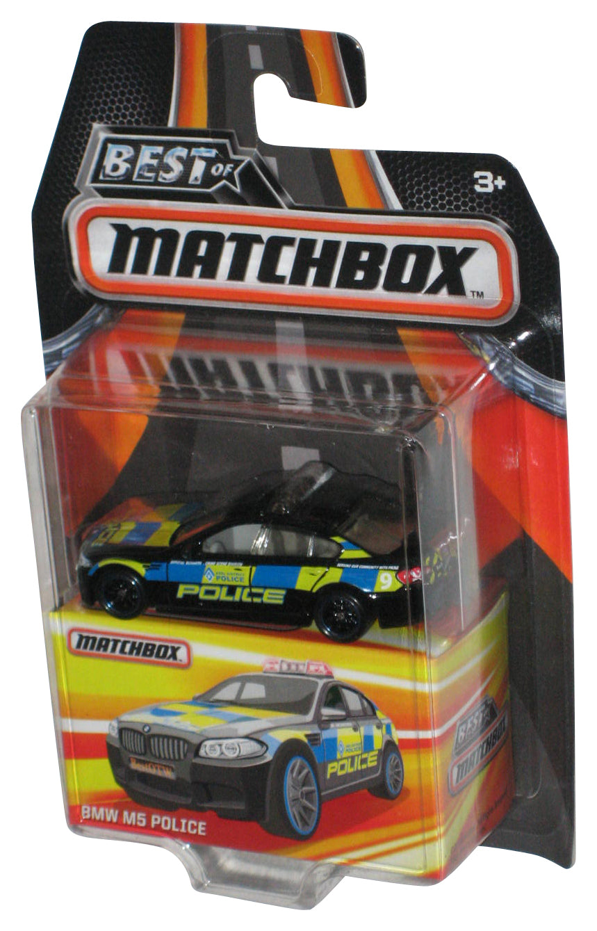 Matchbox BMW M5 Police (2016) Mattel Best of Black Die-Cast Toy Car