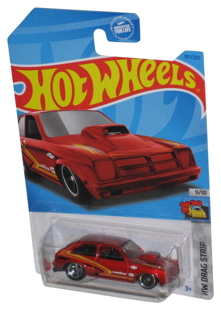 Hot Wheels HW Drag Strip 9/10 (2021) Red '76 Chevy Chevette Toy Car 197/250